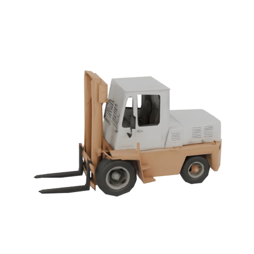 Industrial Forklift Truck 3D Model