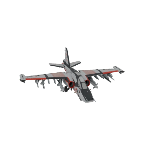 Modern Attack Jet 3D Model