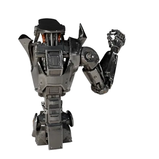 Humanoid Robot Arm High Poly 3D model, close-up studio render, showing metal frames, robot form.
