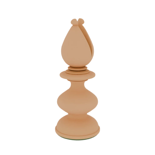 Classic Bishop Chess Piece