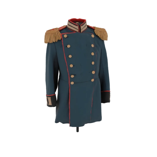 19th Century Military Uniform Jacket 3D Model