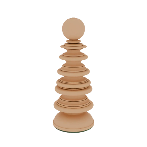 Ornate Chess Pawn