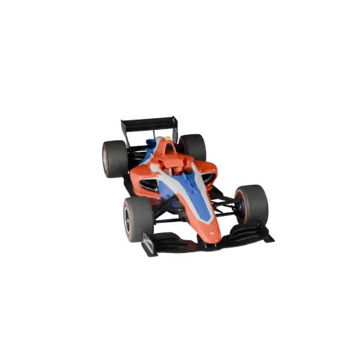 Modelo 3D de Coche de Fórmula para Blender y Juegos - PBR Realista