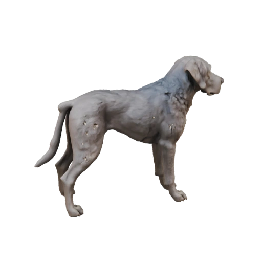 Modèle 3D de Chien Dogue Allemand Dessin Animé - Actif Stylisé pour Animation