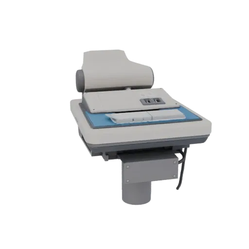 Field Training Monitor High Poly 3D model, close-up studio render, showing neutral plastics, training device layout.