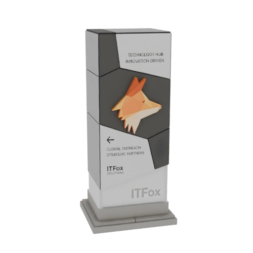 ITFox Technology Hub Directional Sign