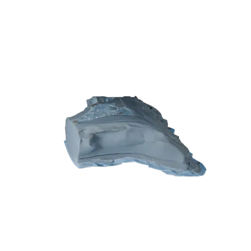 Icy Shoreline Pack Unity 3D model, isometric viewport view, showing wet stone, water edges.