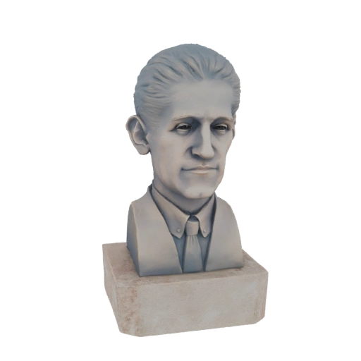 Bust of a Man in a Suit