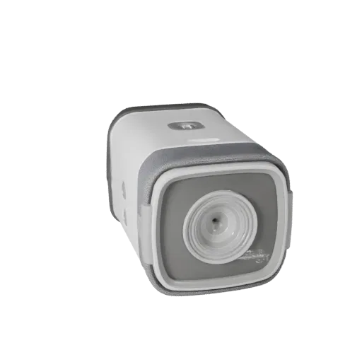 Kitchen Security Camera Stylized 3D model, stylized isometric render, showing white plastic, compact device geometry.