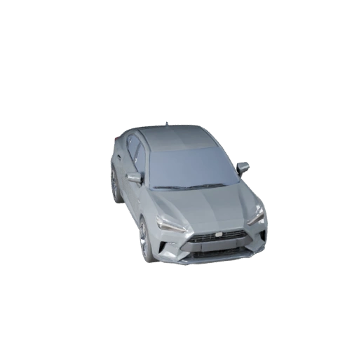 City Car Low Poly 3D Model per Unity & Unreal PBR Asset