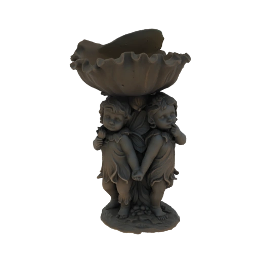 Fairy Children Bird Bath
