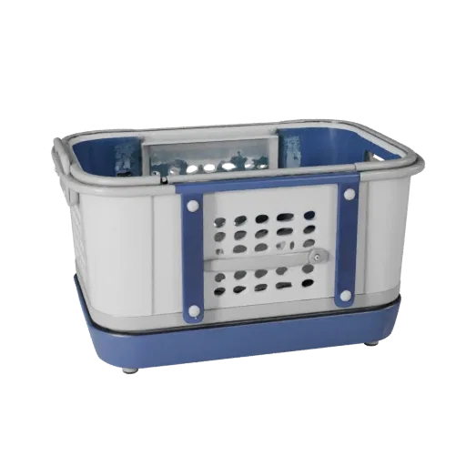 Minimal Laundry Basket Modular 3D model, isometric modular kit view, showing ceramic, recognizable everyday shapes.