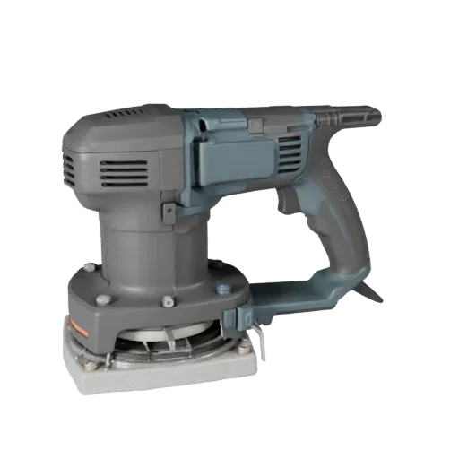 Contractor Sander Realistic 3D model, three-quarter studio render, showing molded plastic, ergonomic handles.