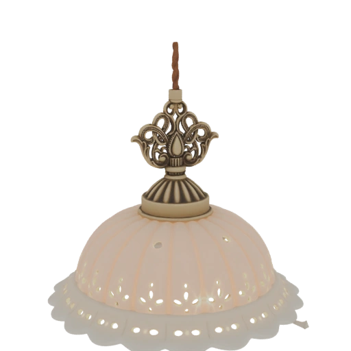 Ornate Victorian Pendant Lamp