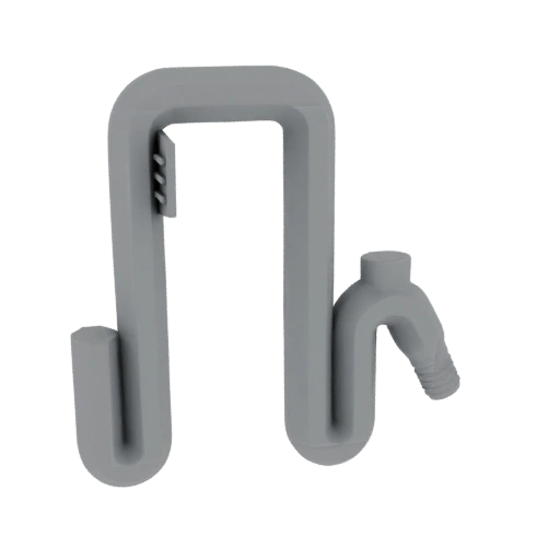 S-Shaped Hook with Hose Connector