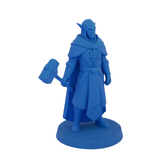 Fantasy Tiefling Cleric Miniature STL - Guard