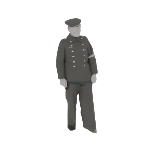 German Firefighter Uniform Miniature