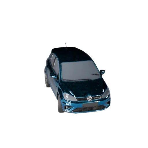 Hatchback 3D Model for Blender & Games - PBR Asset