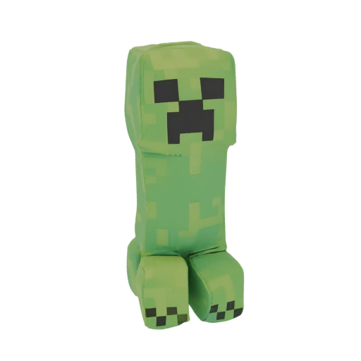 Minecraft Creeper Plush 3D Model