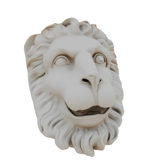 Lion Head Architectural Ornament