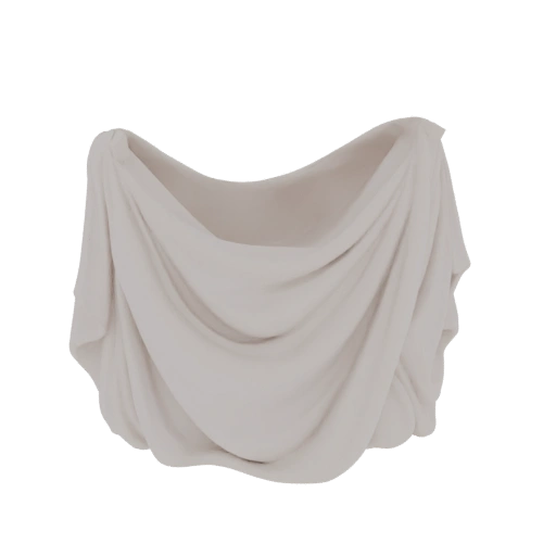 Draped Fabric Sculpture