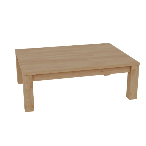 Rectangular Solid Oak Table