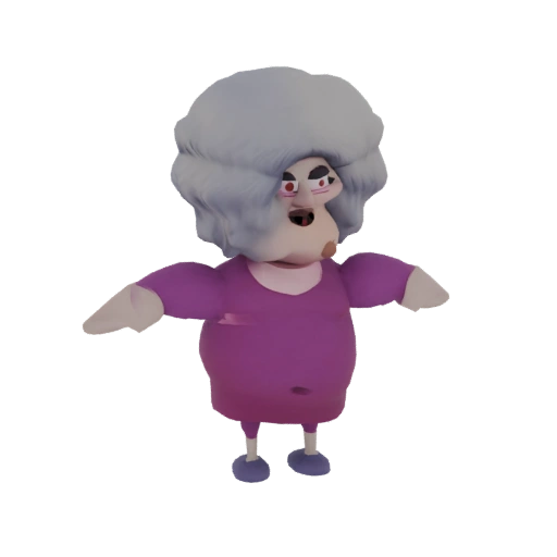 Granny Character 3D Model