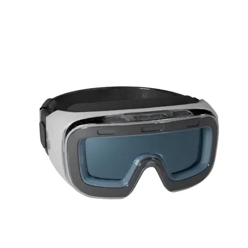 Medical Style Smart Glasses Modular 3D model, isometric modular kit view, showing silicone, wearable fit.