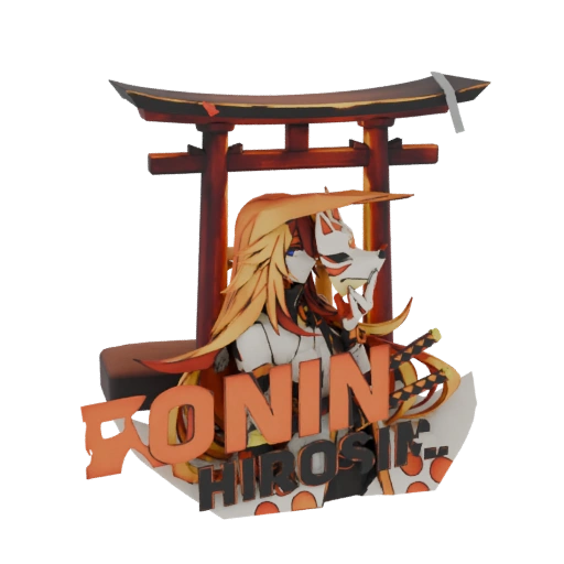 Ronin Hiroshi 3D Model