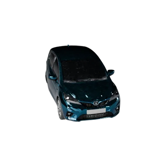 Hatchback 3D Model for Unity - Low Poly Game Asset