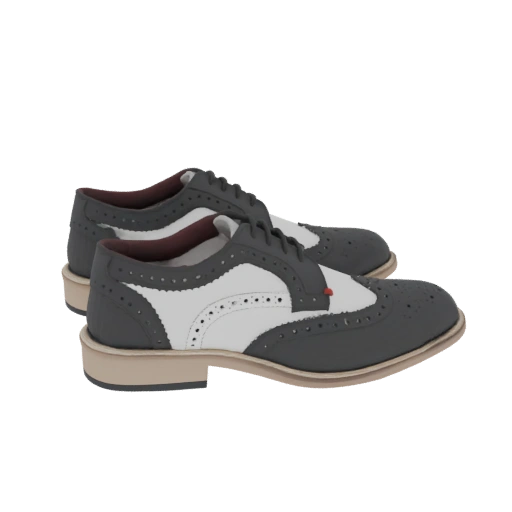 Classic Wingtip Brogues 3D Model