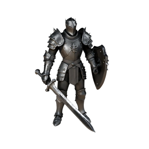 Steampunk Paladin Charaktermodell - Geriggt