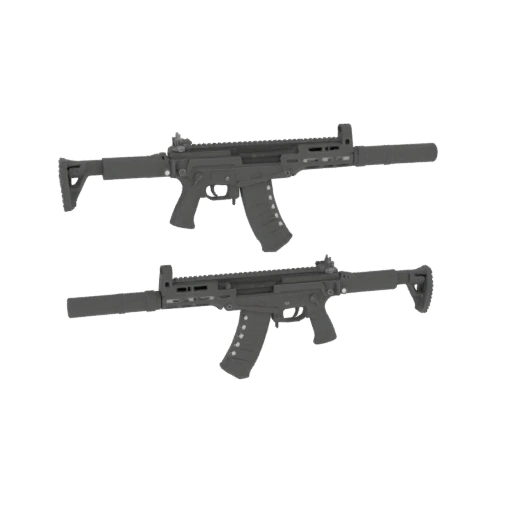 Modern Assault Rifle with Suppressor