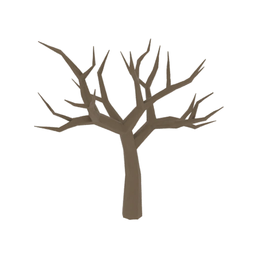 Low-Poly Bare Tree