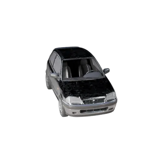 Hatchback 3D Model for Unreal Engine - Game Ready Asset