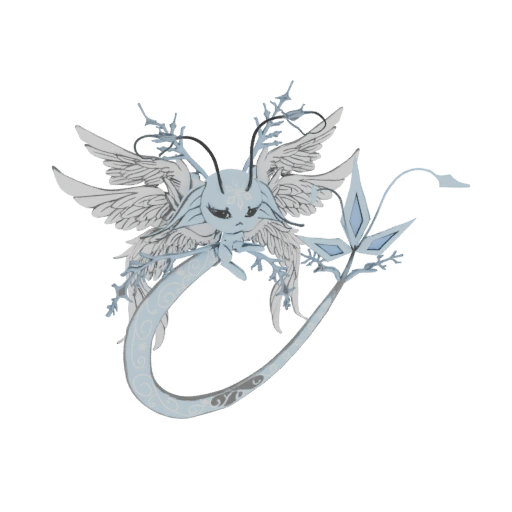 Enchanted Winter Moth Creature