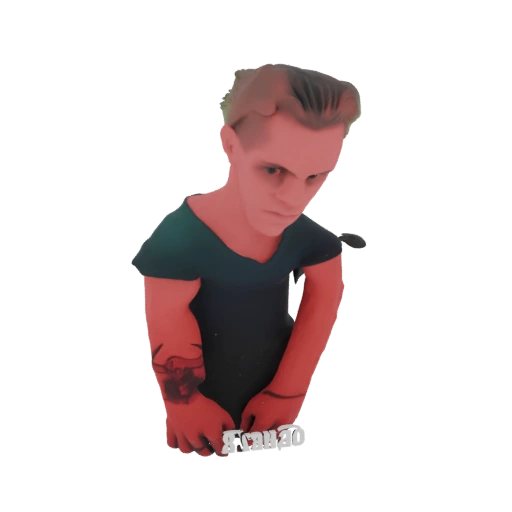 Brooding Young Man Bust