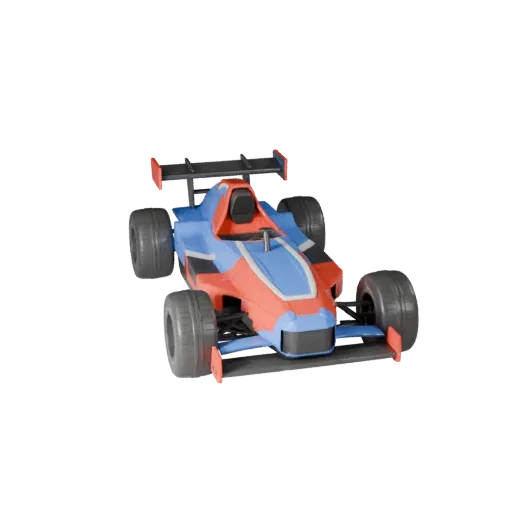 Printable Race Car STL 3D Model - Display & Collectibles