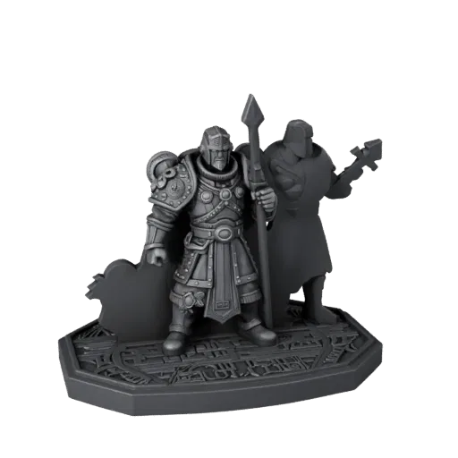 Dungeon Unit Marker collectible 3D model preview showing scale, studio close-up view, icon shape and table readability