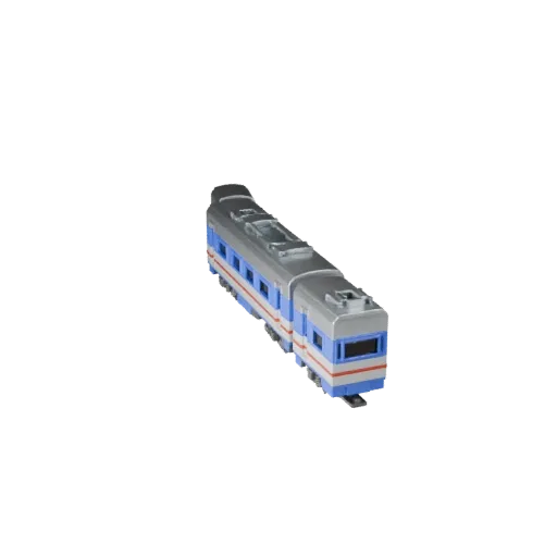 Printable High Speed Train STL 3D Model - Display