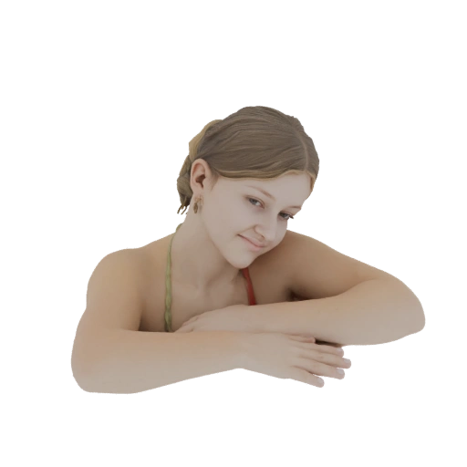 Young Woman with Braided Hair