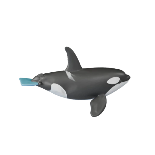 Высокополигональная 3D модель косатки - Детальный STL-ресурс для печати | PBR
