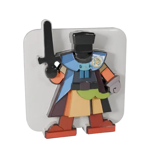 Abstract Unit Marker stylized 3D model preview showing scale, three-quarter game view, icon shape and table readability