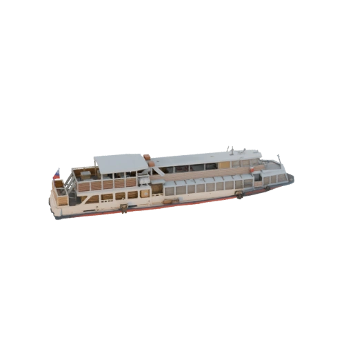 Passenger Ship 3D Model