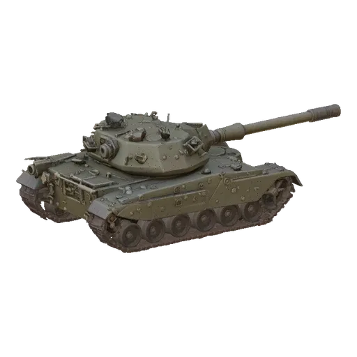 Soviet T-72 tank 3D model, rear and top view, on black background
