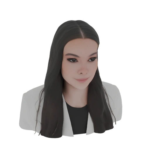 AI-Generated 3D Model of a Woman in a Blazer
