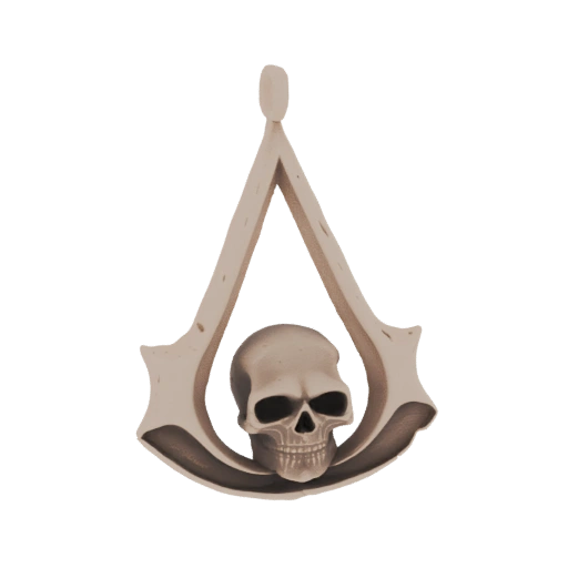Assassin's Creed Skull Pendant 3D Model
