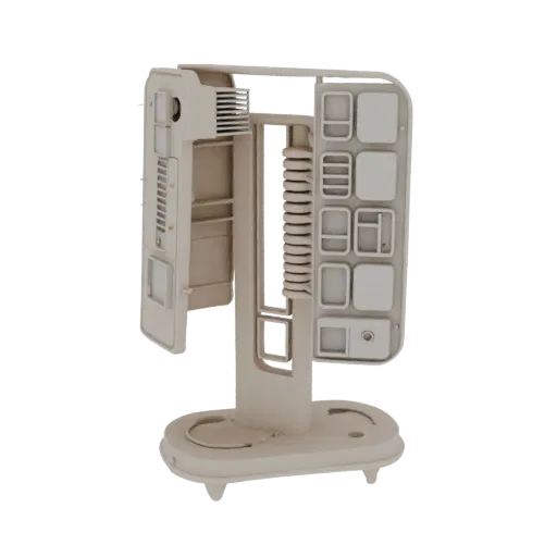 Nursing Suture Trainer Printable 3D model, isometric STL render, showing neutral plastics, training device layout.