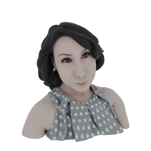 Woman in Polka Dot Dress