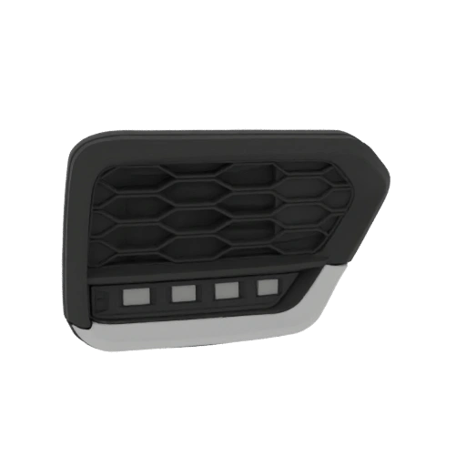 Automotive Front Bumper Grille with LED Accents